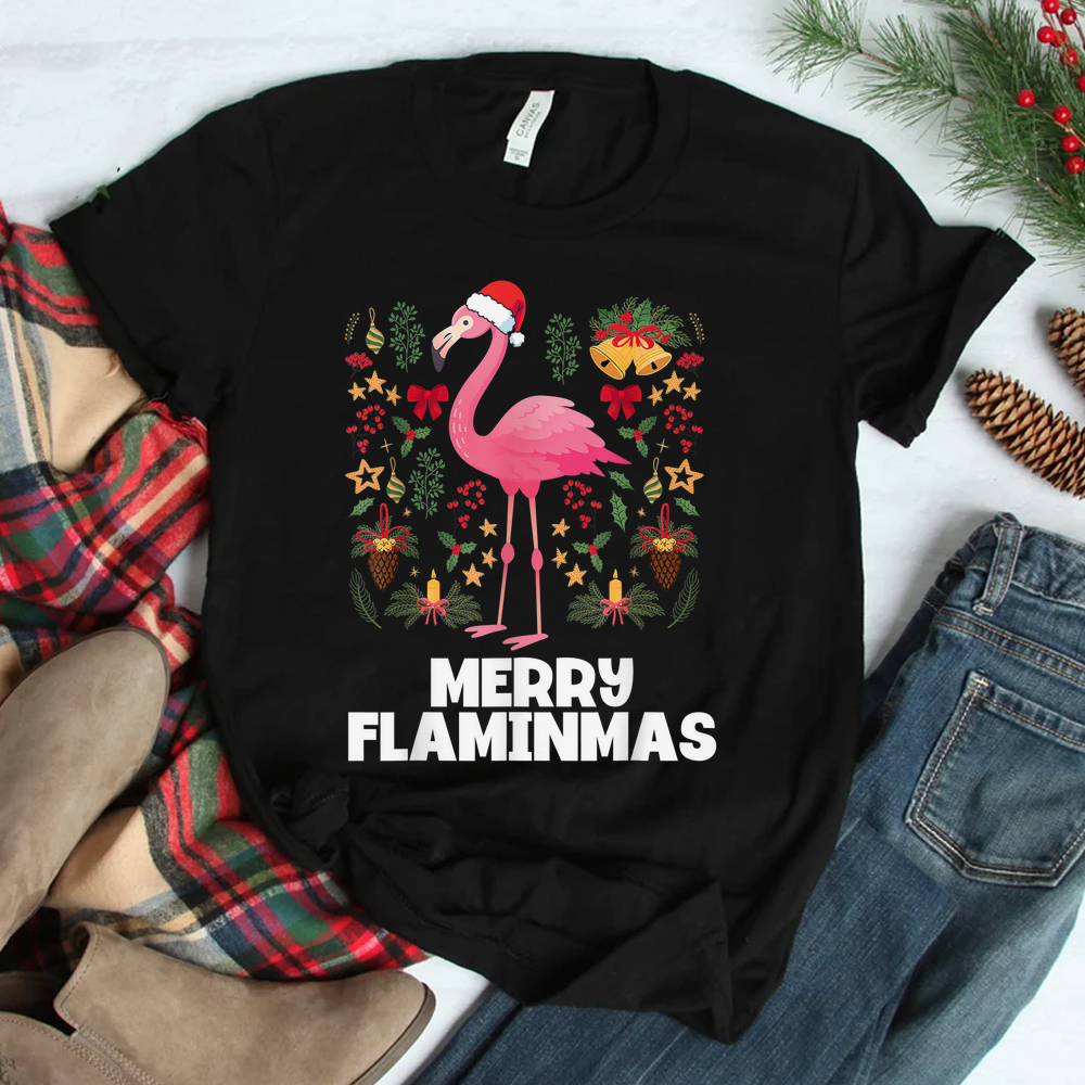 I’m A Pink Flamingo Lover Christmas Season Merry Flaminmas Shirt I’m A Pink Flamingo Lover Christmas Season Merry Flaminmas Shirt