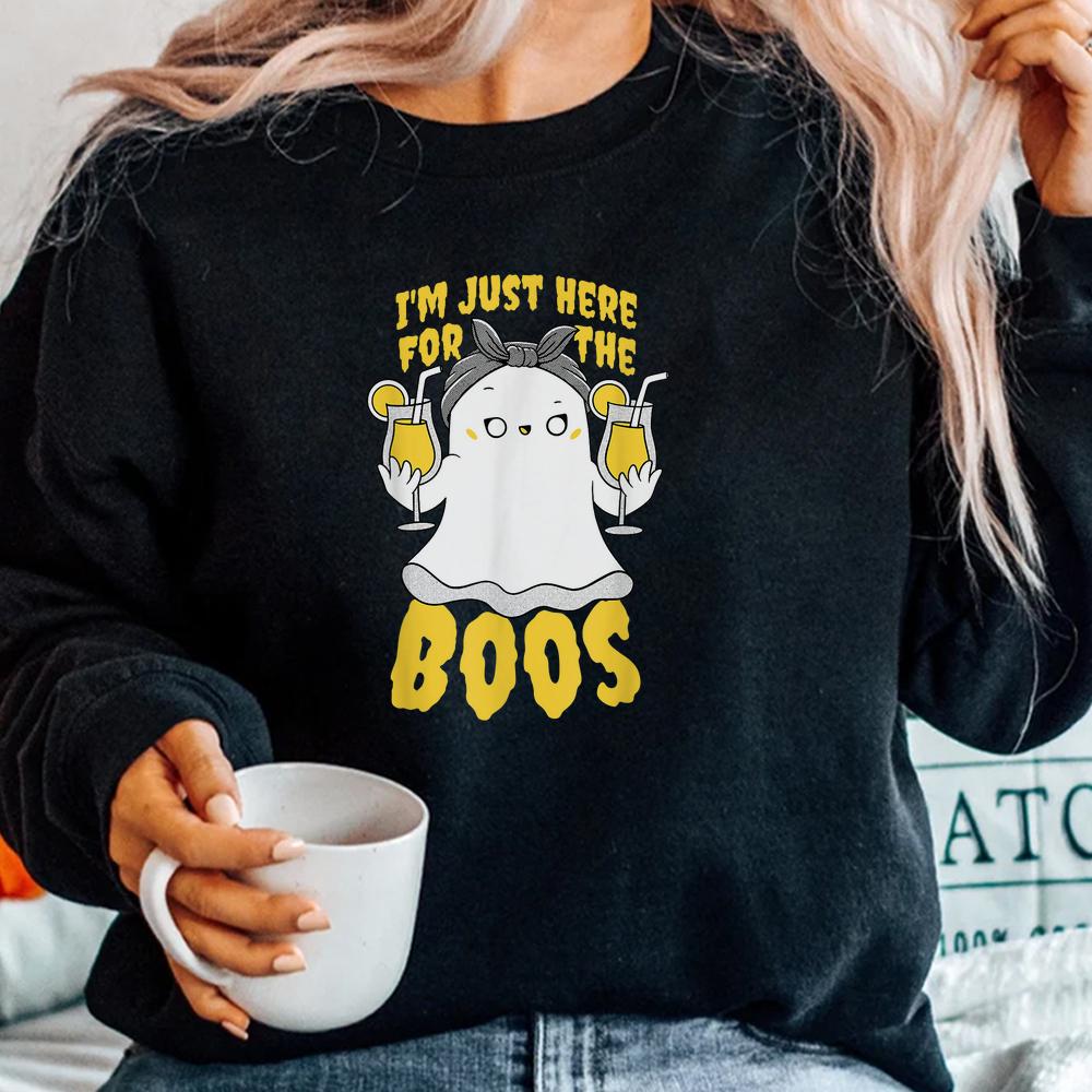 I’m Just Here For The Boos Happy Halloween Boo Shirt I’m Just Here For The Boos Happy Halloween Boo Shirt