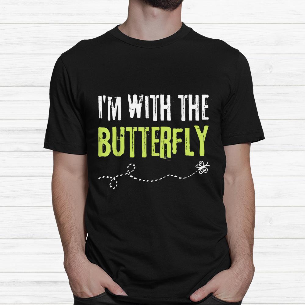 I’m With Butterfly Halloween Matching Couples Shirt I’m With Butterfly Halloween Matching Couples Shirt