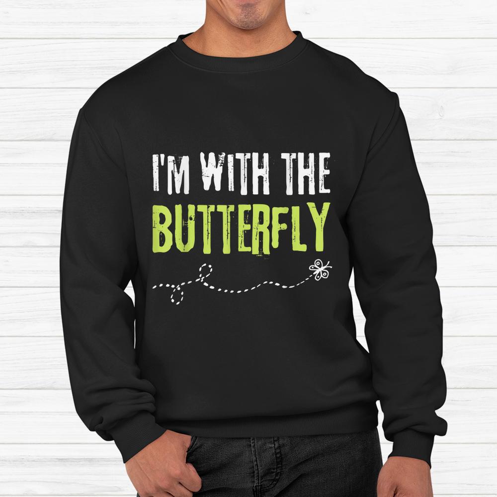 I’m With Butterfly Halloween Matching Couples Shirt I’m With Butterfly Halloween Matching Couples Shirt