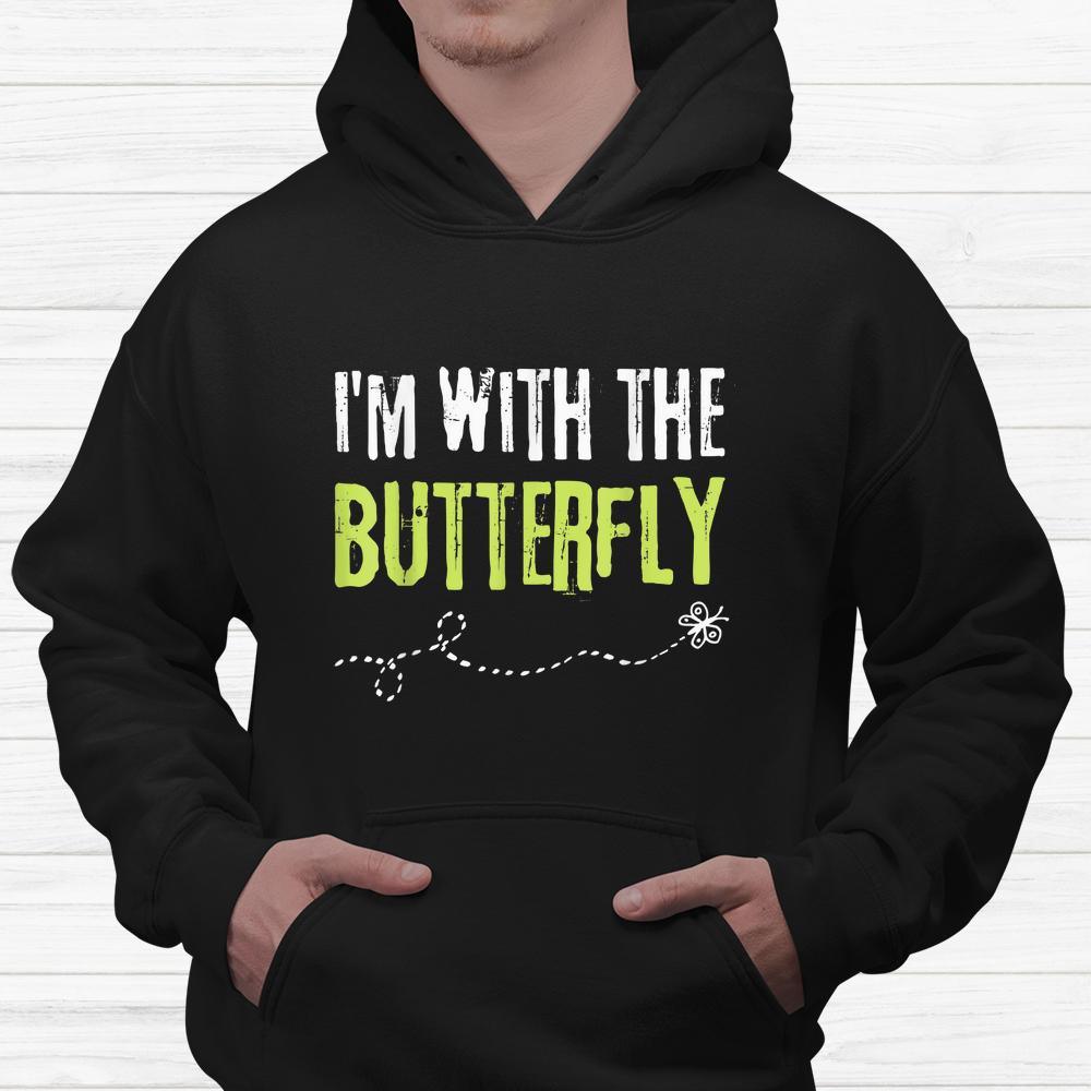 I’m With Butterfly Halloween Matching Couples Shirt I’m With Butterfly Halloween Matching Couples Shirt