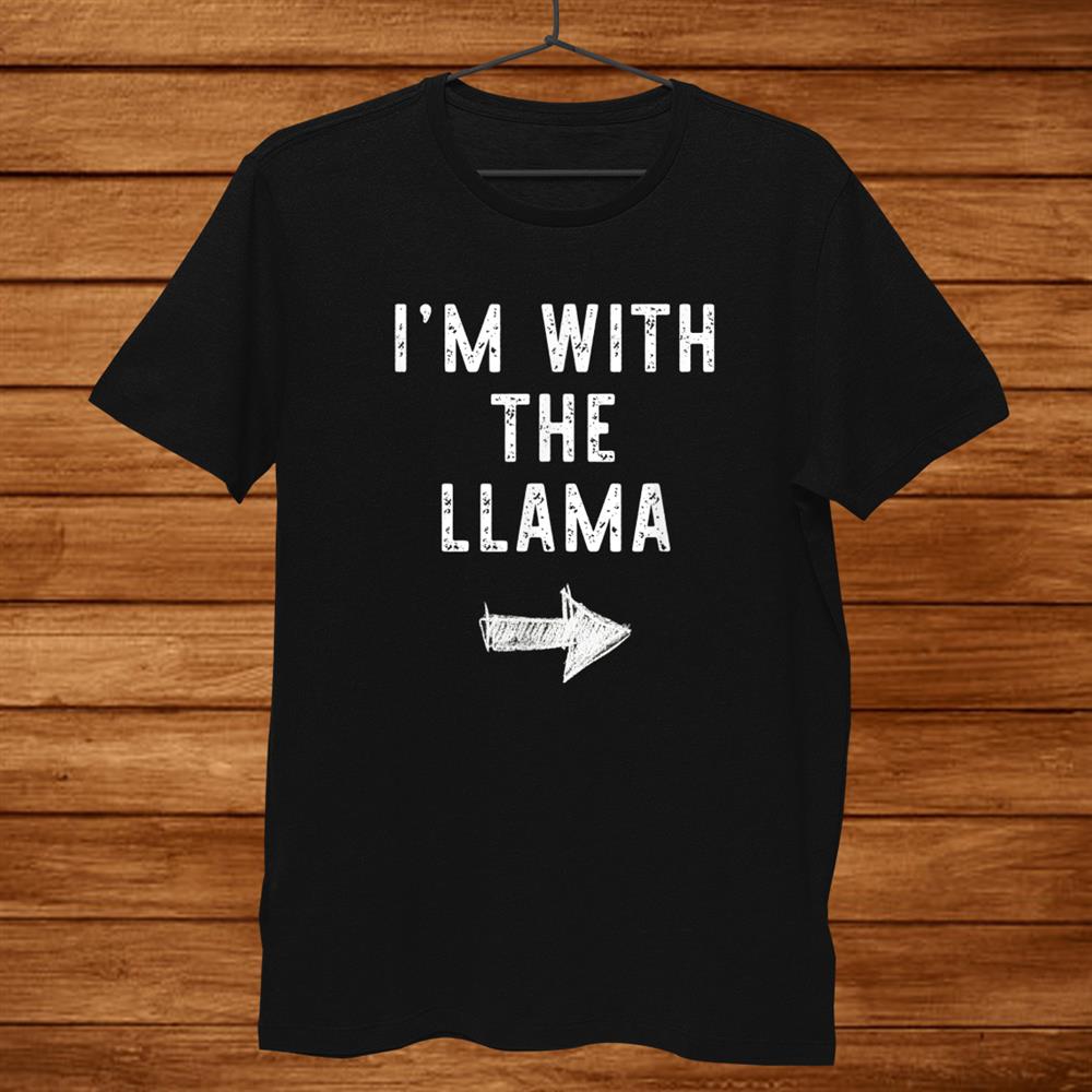I’m With The Llama Costume Halloween Matching Couple Shirt I’m With The Llama Costume Halloween Matching Couple Shirt