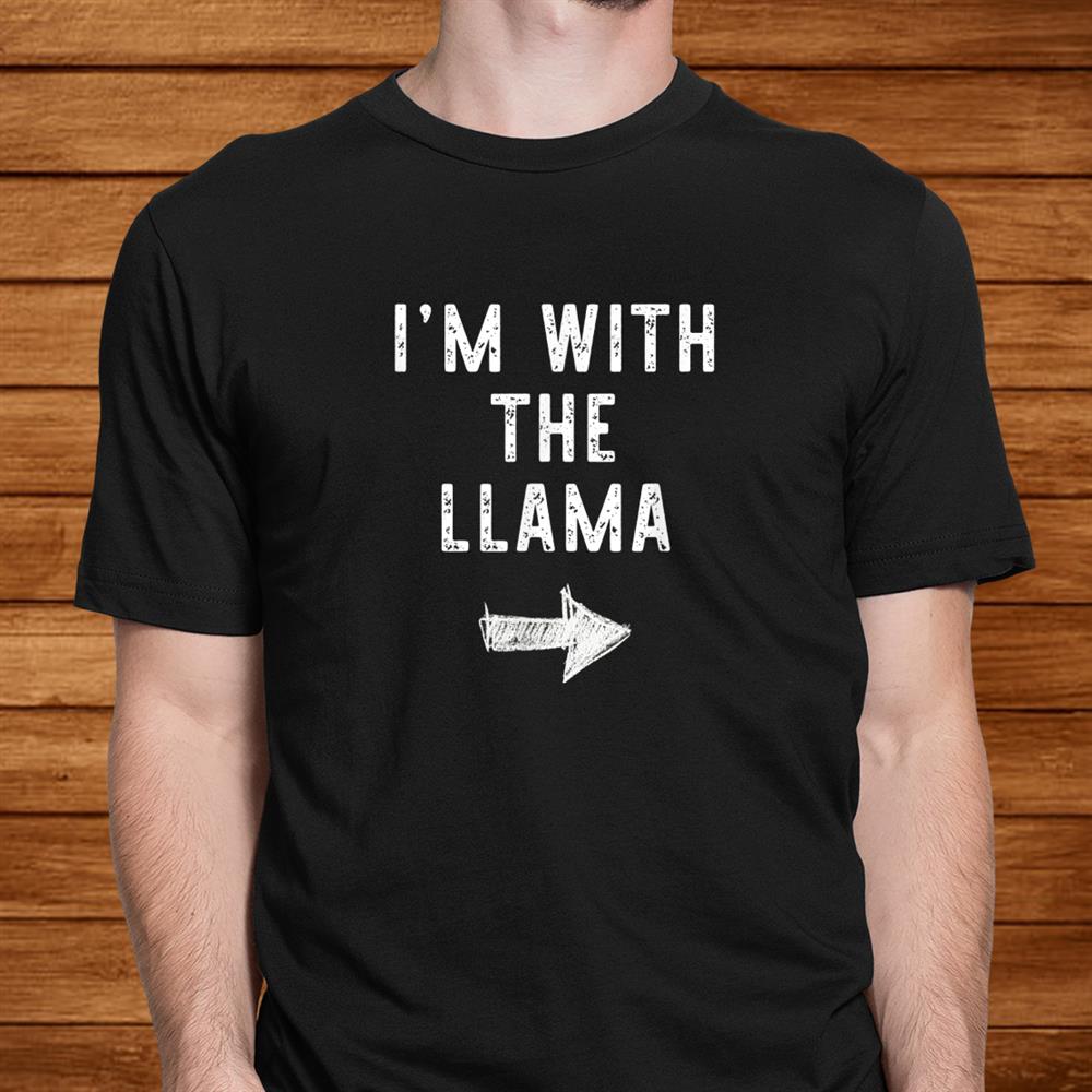 I’m With The Llama Costume Halloween Matching Couple Shirt I’m With The Llama Costume Halloween Matching Couple Shirt