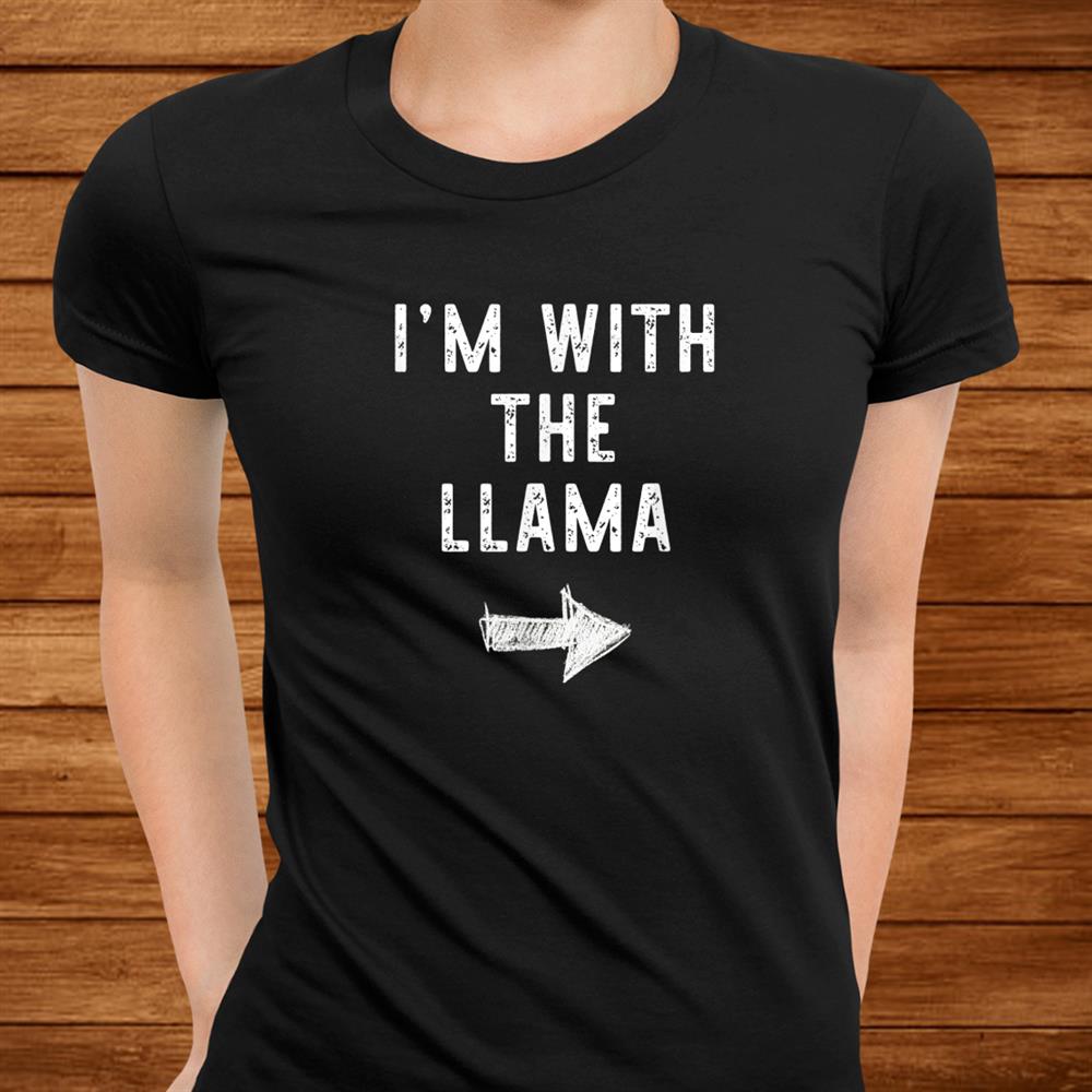 I’m With The Llama Costume Halloween Matching Couple Shirt I’m With The Llama Costume Halloween Matching Couple Shirt
