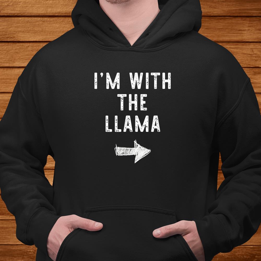 I’m With The Llama Costume Halloween Matching Couple Shirt I’m With The Llama Costume Halloween Matching Couple Shirt