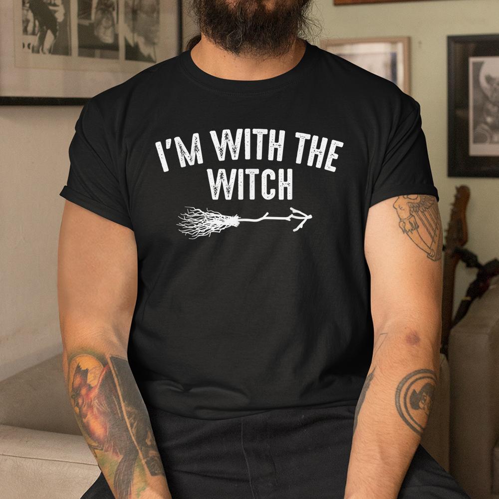 Im With The Witch Shirt Cute Halloween Husband Wife Shirt Im With The Witch Shirt Cute Halloween Husband Wife Shirt