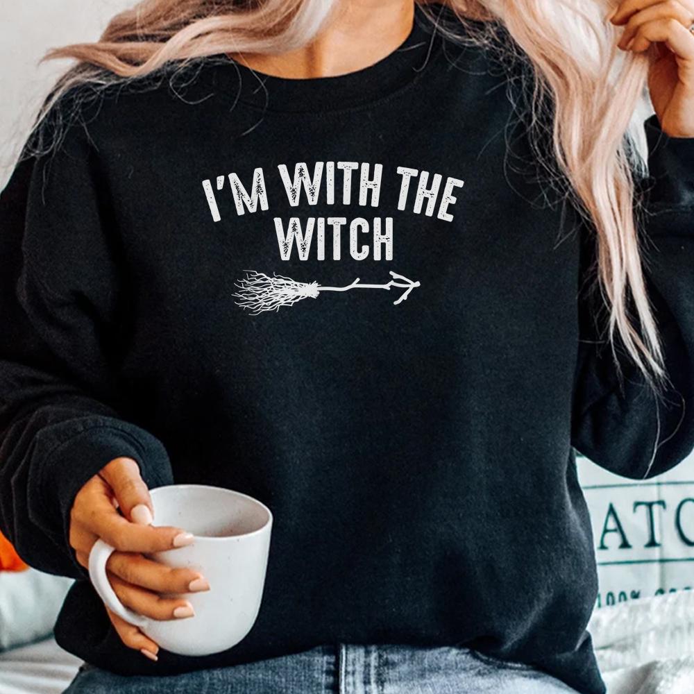 Im With The Witch Shirt Cute Halloween Husband Wife Shirt Im With The Witch Shirt Cute Halloween Husband Wife Shirt