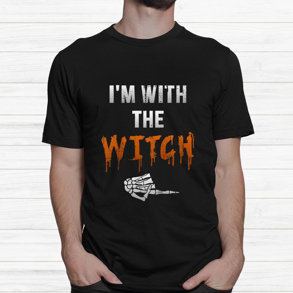 I’m With Witch Skeleton Hand Halloween Shirt I’m With Witch Skeleton Hand Halloween Shirt
