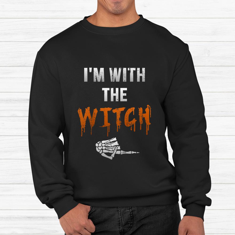 I’m With Witch Skeleton Hand Halloween Shirt I’m With Witch Skeleton Hand Halloween Shirt