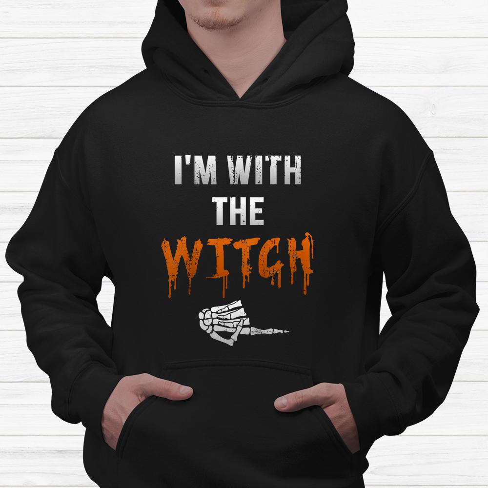 I’m With Witch Skeleton Hand Halloween Shirt I’m With Witch Skeleton Hand Halloween Shirt