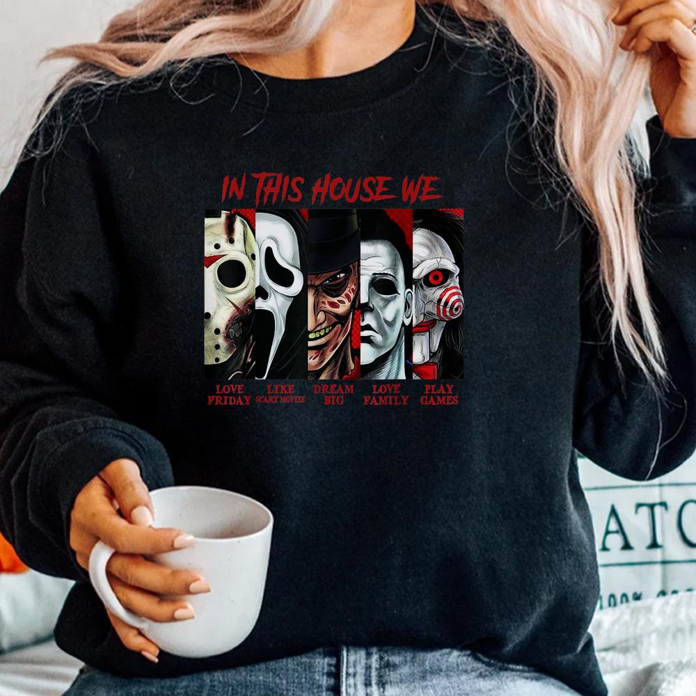 In This House We Love Halloween Shirt In This House We Love Halloween Shirt