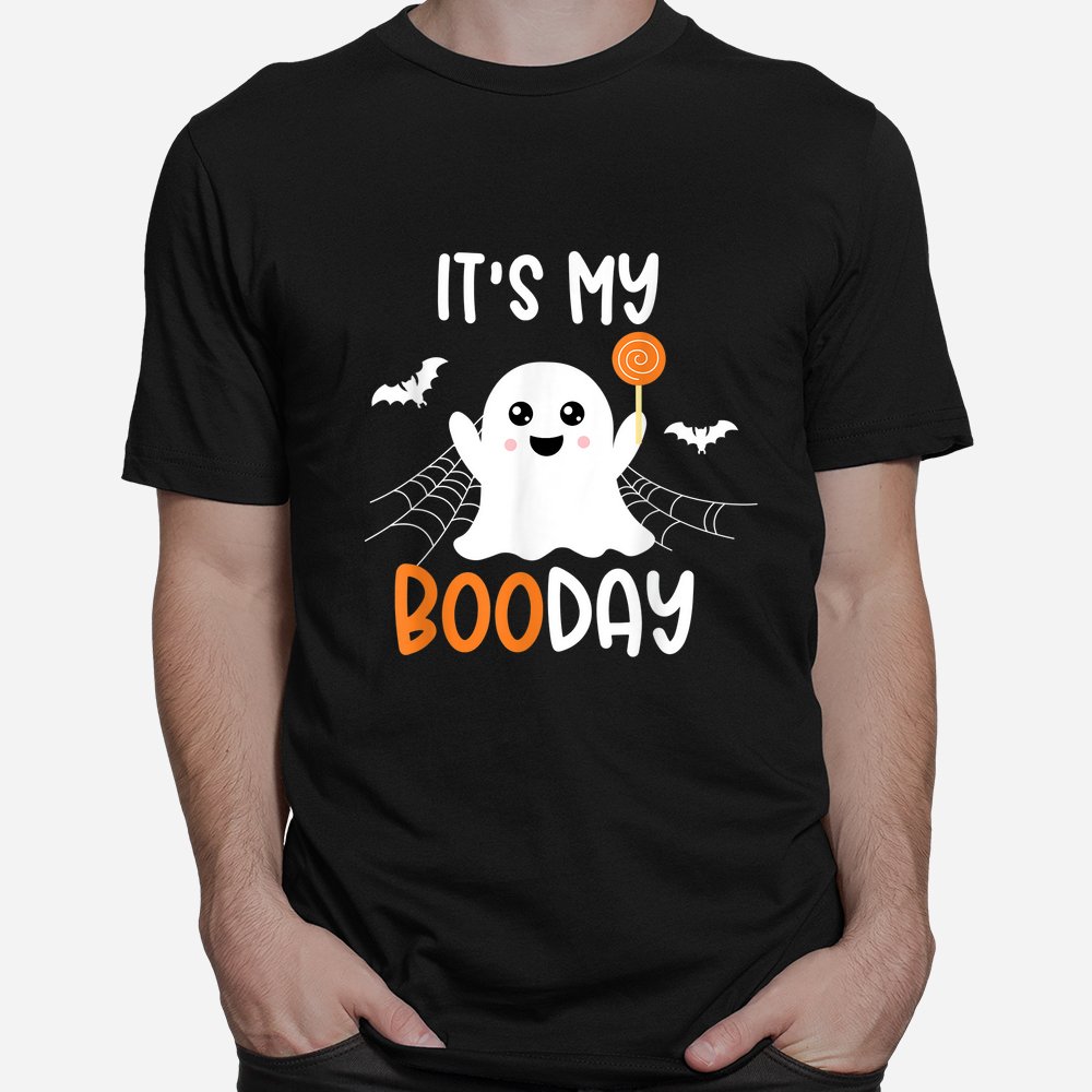 its my boo day cute halloween birthday ghost shirt 1 1
