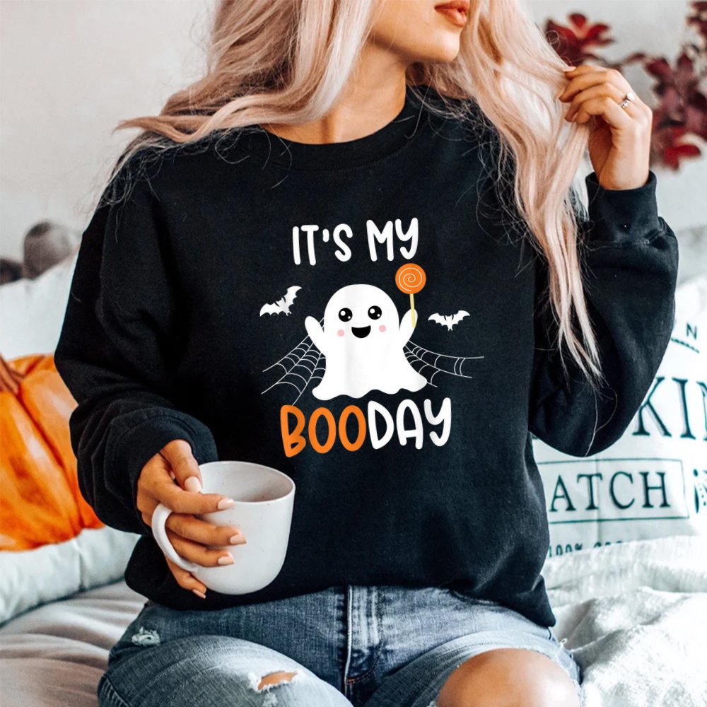 Its My Boo Day Cute Halloween Birthday Ghost Shirt Its My Boo Day Cute Halloween Birthday Ghost Shirt