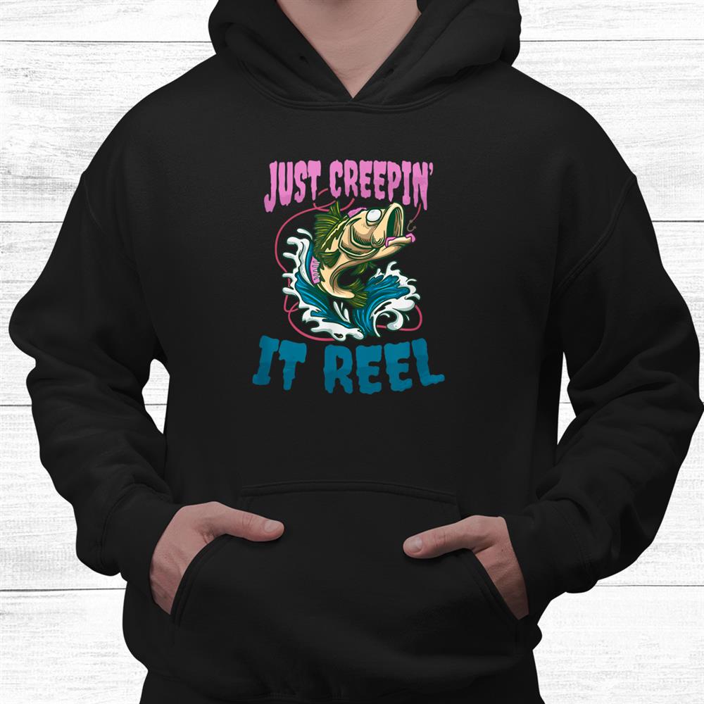 Just Creepin It Reel Halloween Fishing Shirt Just Creepin It Reel Halloween Fishing Shirt