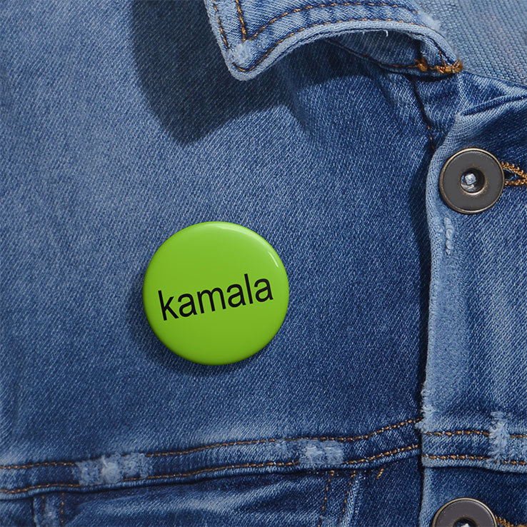 Kamala Harris Brat Custom Pin Buttons Kamala Harris Brat Custom Pin Buttons