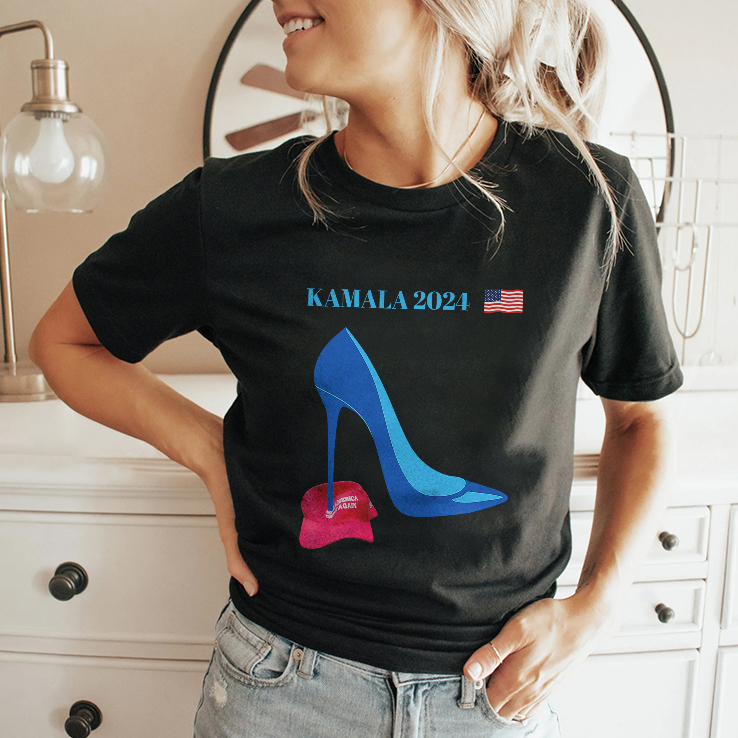 Kamala Harris For President 2024 High Heel Crushed MAGA Hat Shirt Kamala Harris For President 2024 High Heel Crushed MAGA Hat Shirt