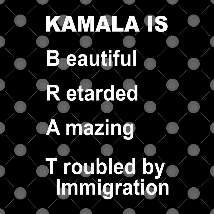 Kamala Is Brat Beautiful Retarded Amazing Troubled By Immigration Shirt Kamala Is Brat Beautiful Retarded Amazing Troubled By Immigration Shirt