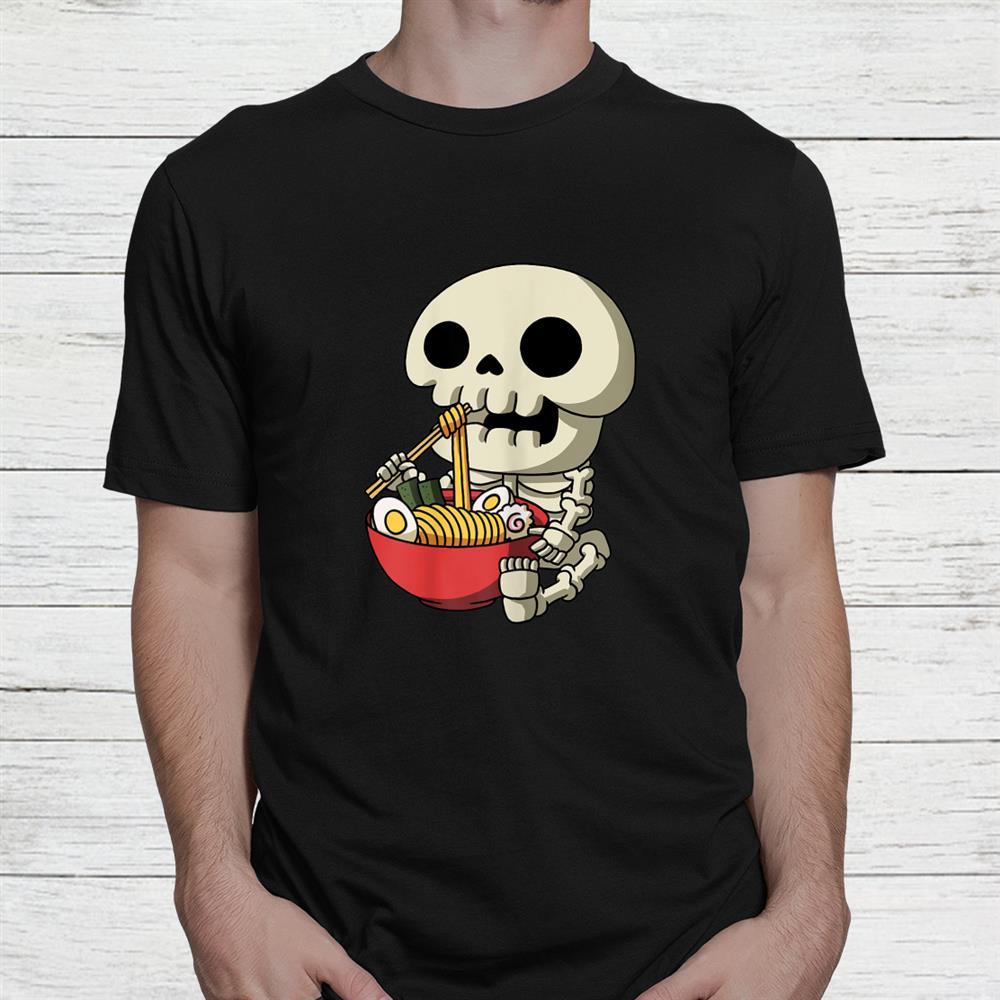 Kawaii Anime Skeleton Halloween Shirt Kawaii Anime Skeleton Halloween Shirt