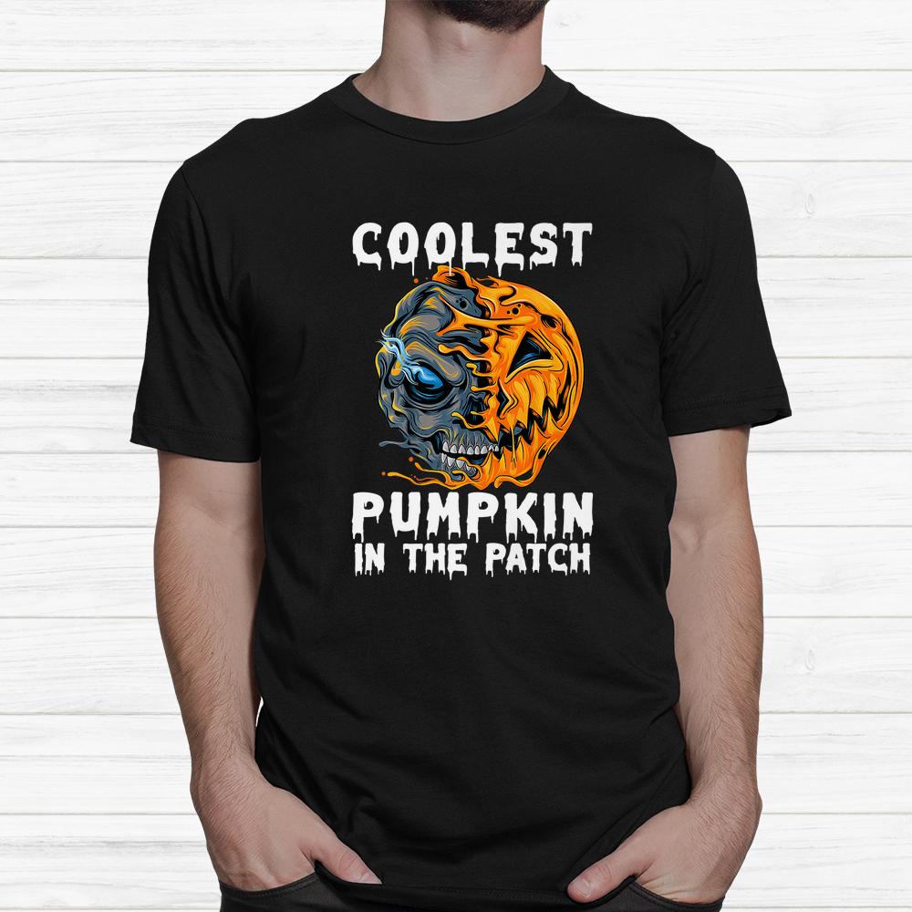 Kids Coolest Pumpkin In The Patch Toddler Boys Halloween Kid Shirt Kids Coolest Pumpkin In The Patch Toddler Boys Halloween Kid Shirt