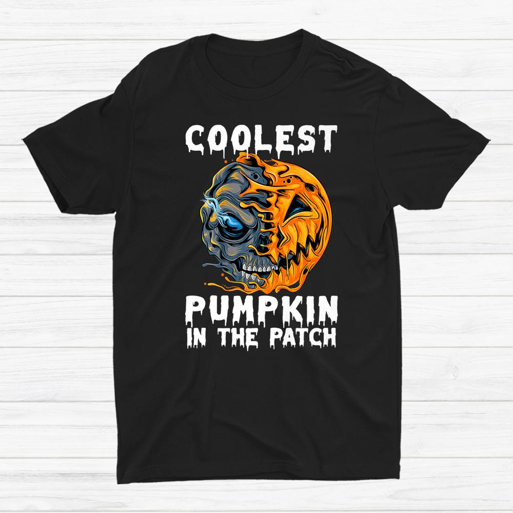 Kids Coolest Pumpkin In The Patch Toddler Boys Halloween Kid Shirt Kids Coolest Pumpkin In The Patch Toddler Boys Halloween Kid Shirt