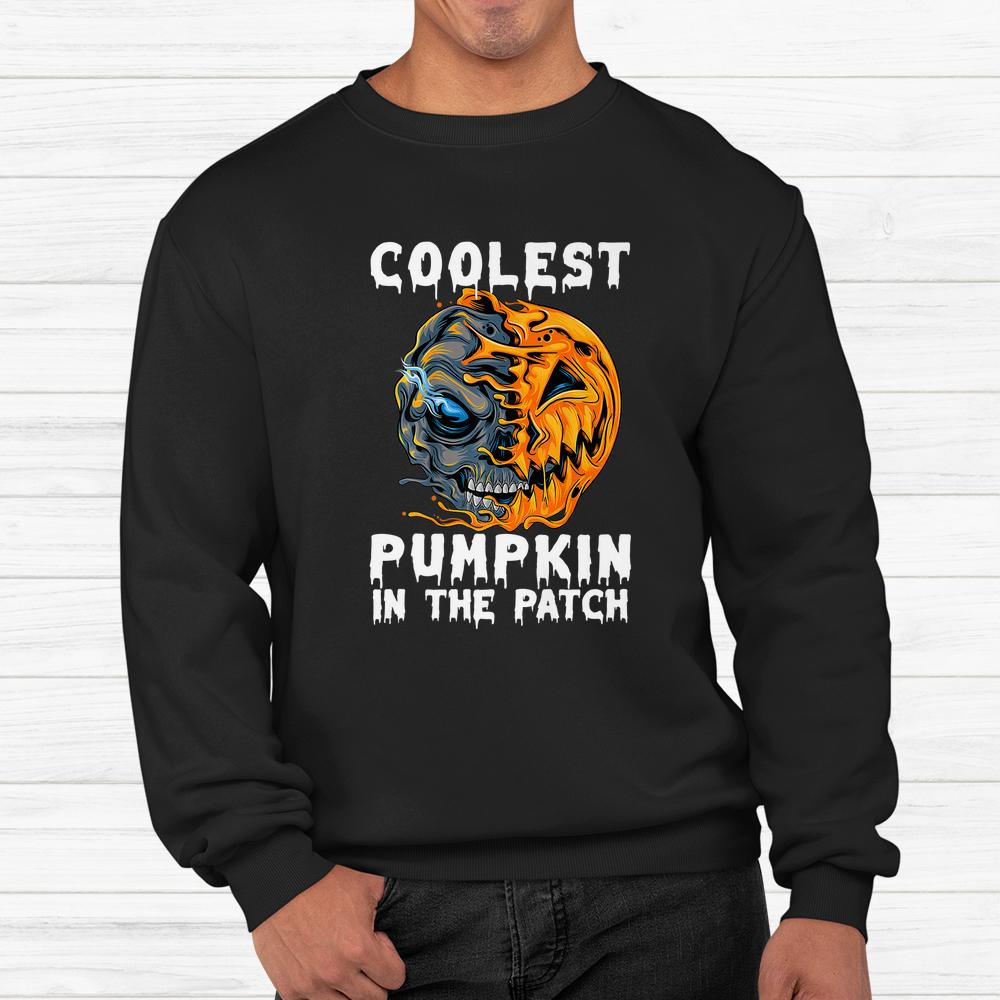 Kids Coolest Pumpkin In The Patch Toddler Boys Halloween Kid Shirt Kids Coolest Pumpkin In The Patch Toddler Boys Halloween Kid Shirt