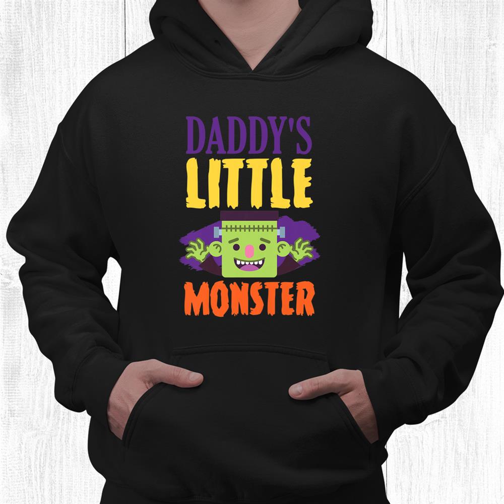 Kids Daddys Little Monster Funny Halloween Shirt Kids Daddys Little Monster Funny Halloween Shirt