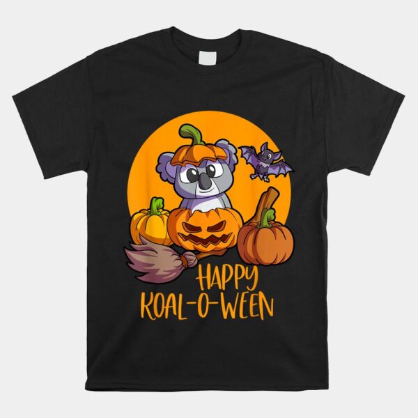 Koala On Pumpkin Witch Hat Pumpkin Face Halloween Koala Shirt 5 Koala On Pumpkin Witch Hat Pumpkin Face Halloween Koala Shirt