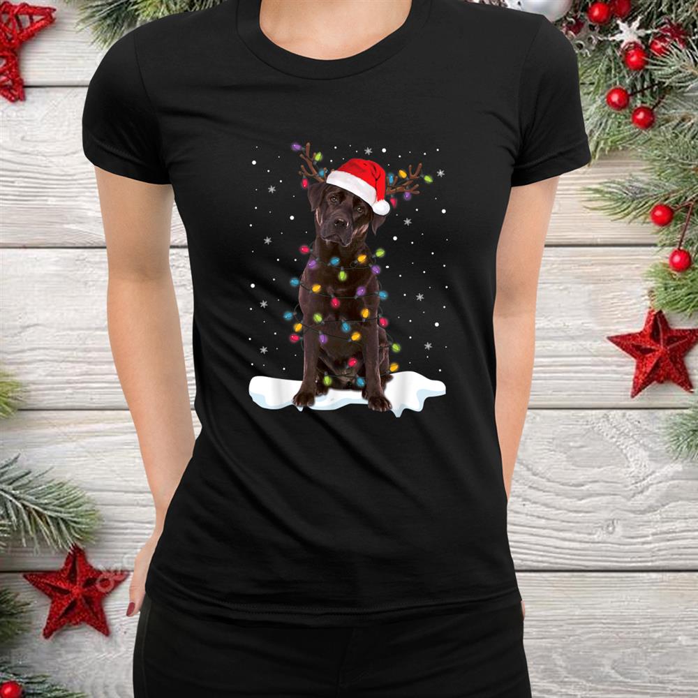 Labrador Retriever Dog Chocolate Lab Lover Christmas Shirt Labrador Retriever Dog Chocolate Lab Lover Christmas Shirt