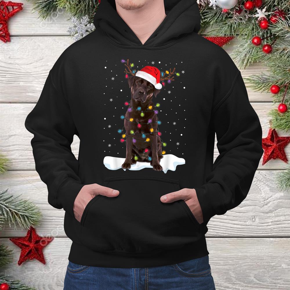 Labrador Retriever Dog Chocolate Lab Lover Christmas Shirt Labrador Retriever Dog Chocolate Lab Lover Christmas Shirt