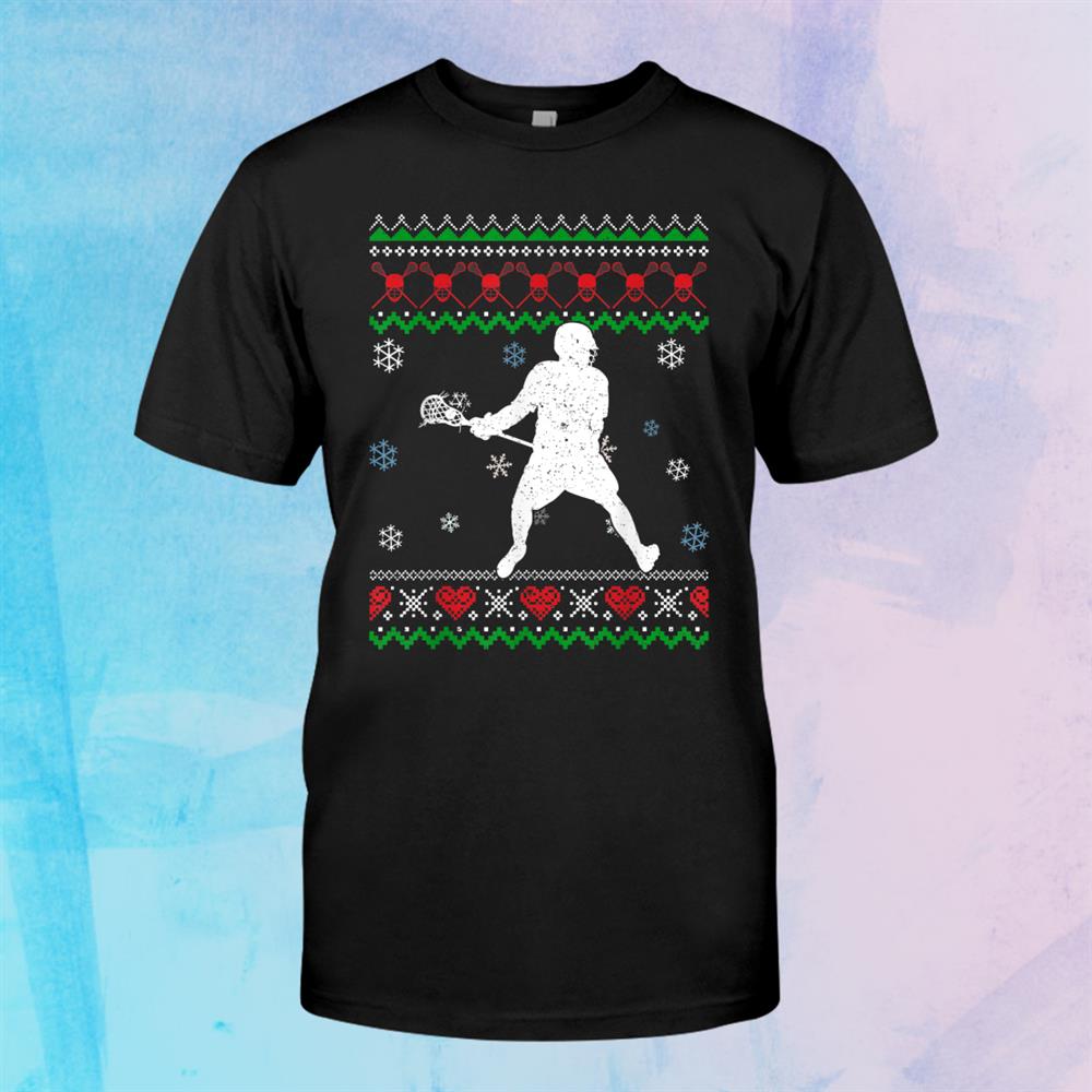 Lacrosse Pajama Ugly Christmas Sport Lovers Kids Shirt Lacrosse Pajama Ugly Christmas Sport Lovers Kids Shirt