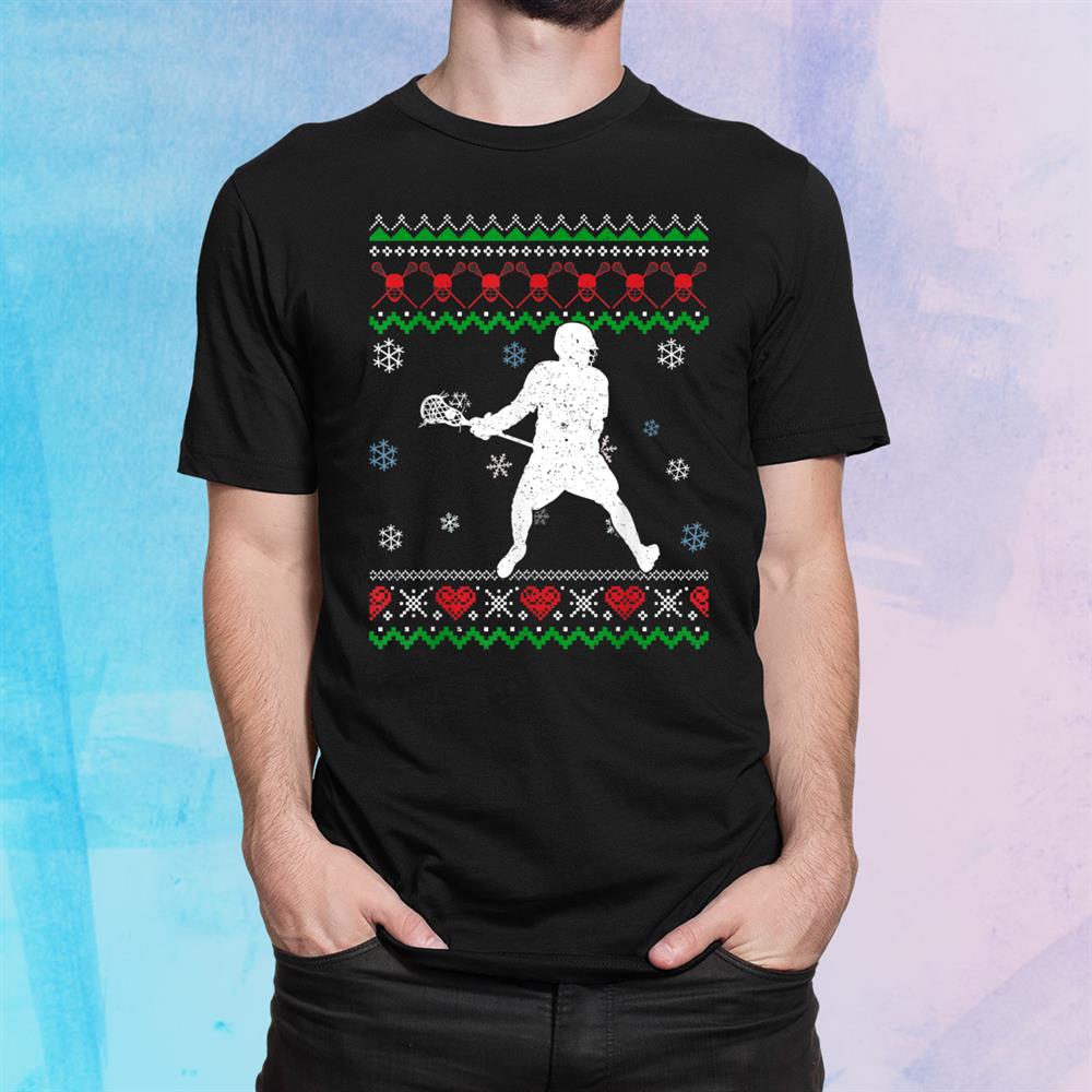 Lacrosse Pajama Ugly Christmas Sport Lovers Kids Shirt Lacrosse Pajama Ugly Christmas Sport Lovers Kids Shirt