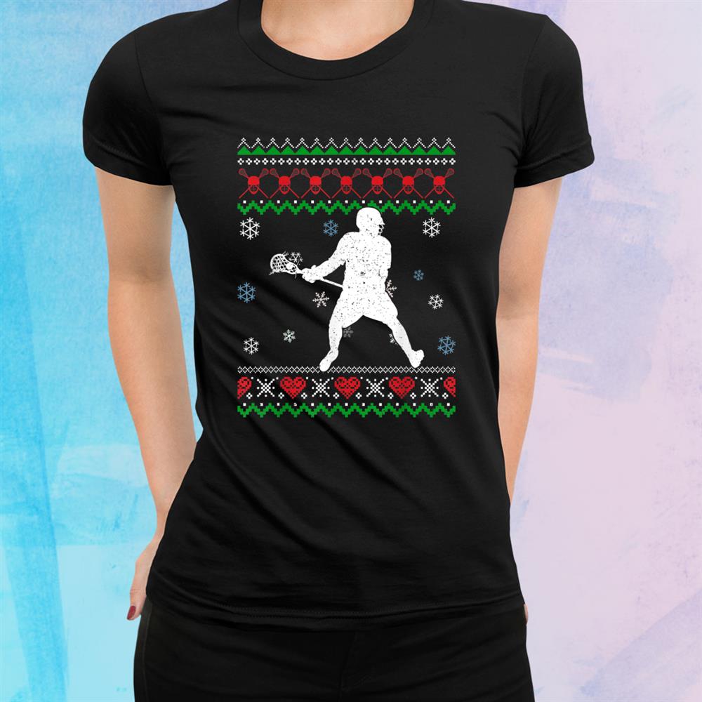 Lacrosse Pajama Ugly Christmas Sport Lovers Kids Shirt Lacrosse Pajama Ugly Christmas Sport Lovers Kids Shirt