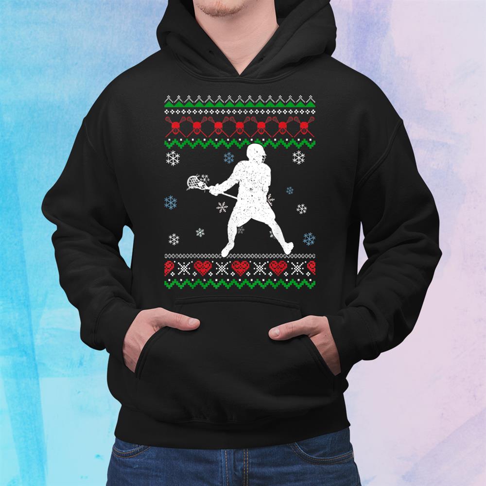 Lacrosse Pajama Ugly Christmas Sport Lovers Kids Shirt Lacrosse Pajama Ugly Christmas Sport Lovers Kids Shirt