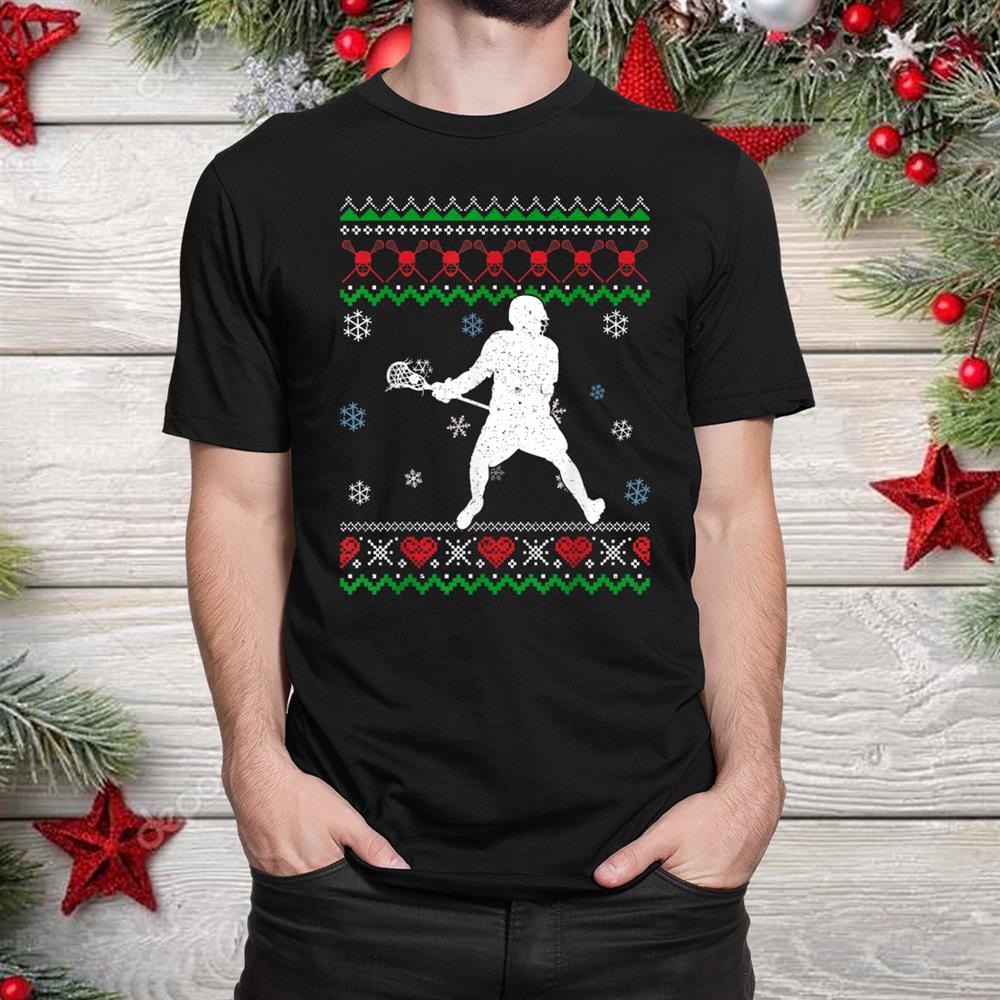 Lacrosse Sport Lovers Kids Boys Christmas Shirt Lacrosse Sport Lovers Kids Boys Christmas Shirt