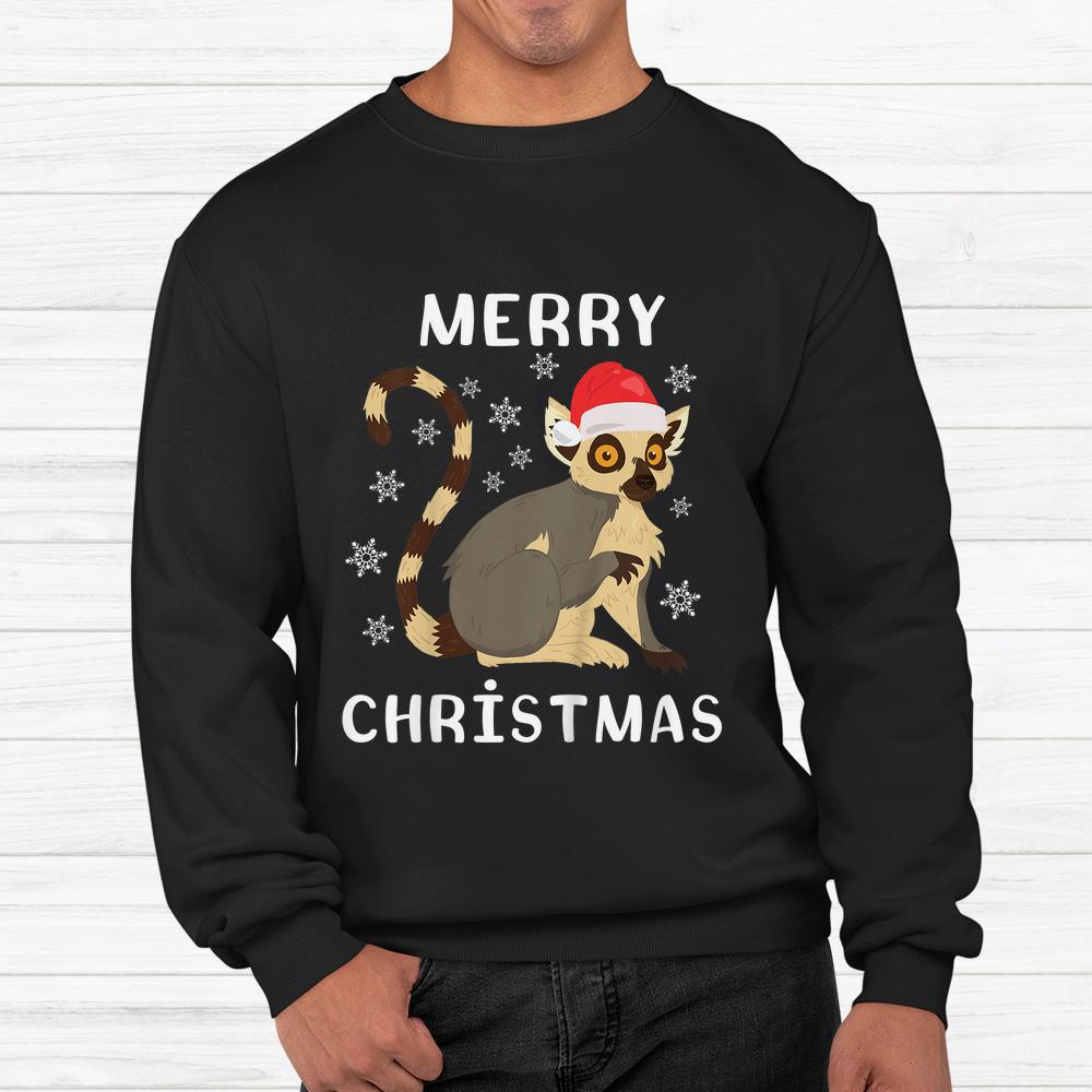 Lemur Santa Merry Christmas Lemur Shirt Lemur Santa Merry Christmas Lemur Shirt
