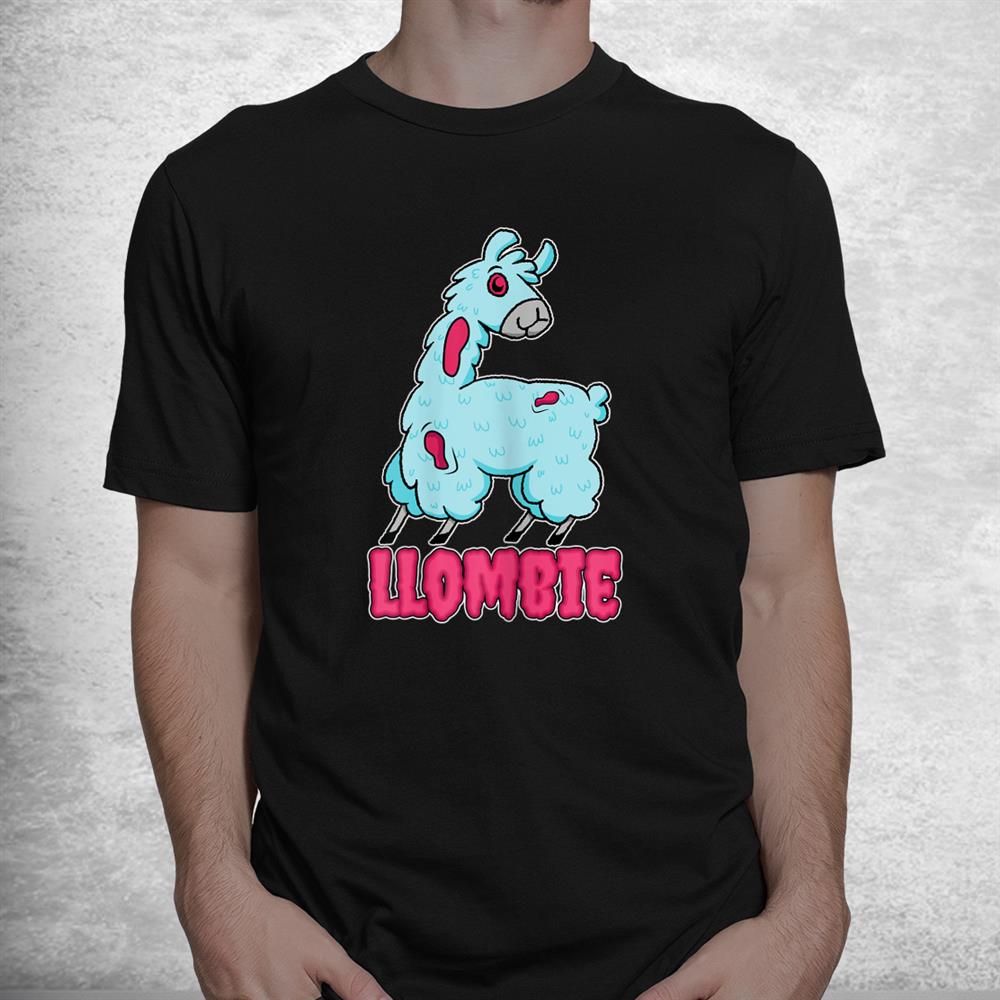 Llombie Lazy Halloween Spooky Zombie Llama Pun Shirt Llombie Lazy Halloween Spooky Zombie Llama Pun Shirt