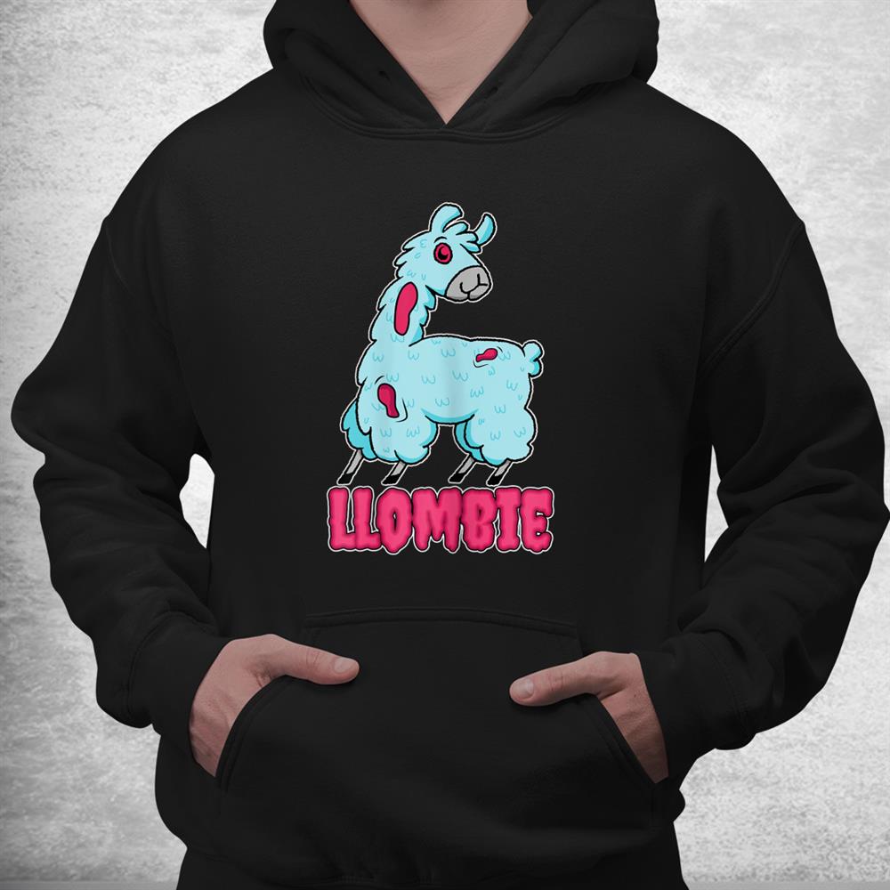 Llombie Lazy Halloween Spooky Zombie Llama Pun Shirt Llombie Lazy Halloween Spooky Zombie Llama Pun Shirt