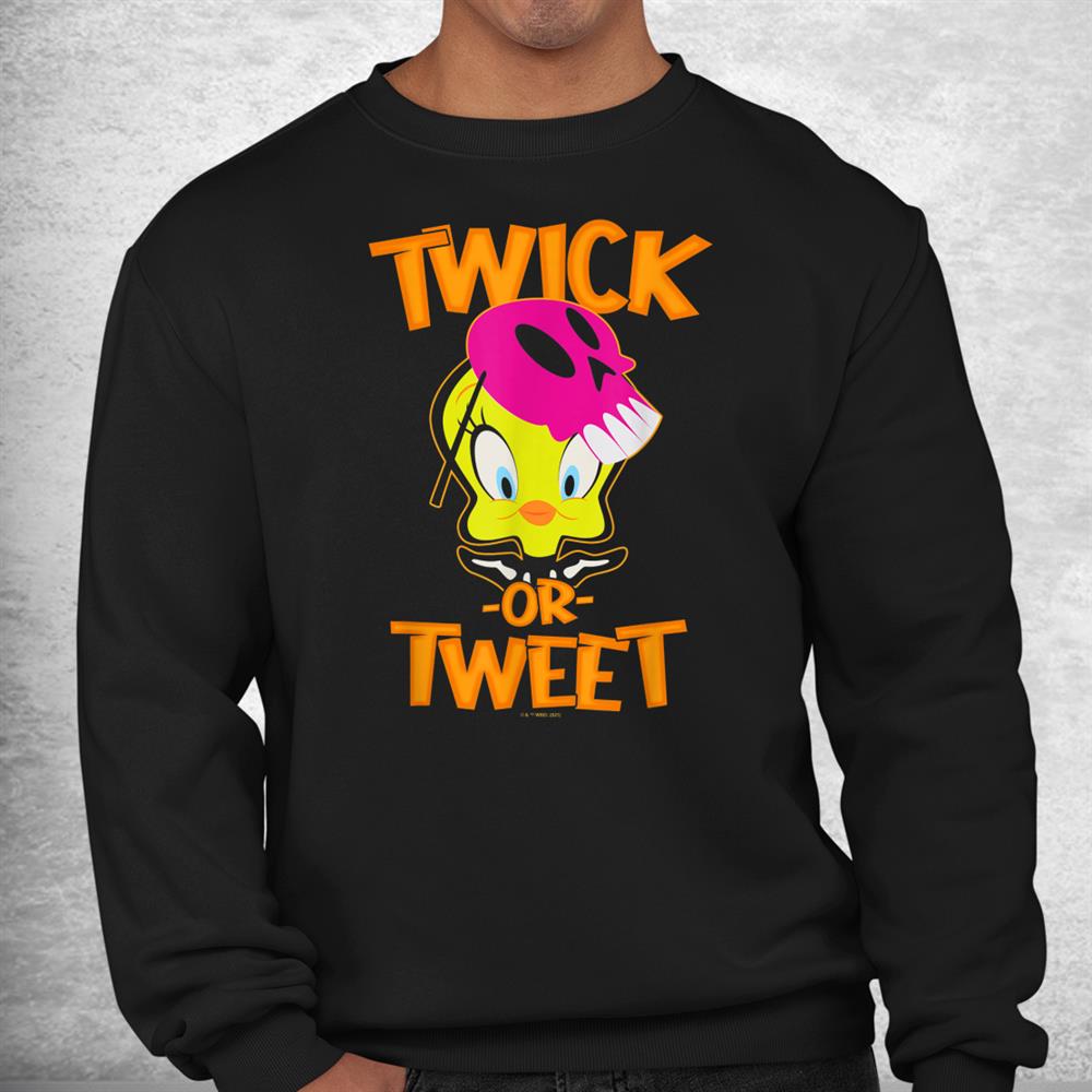 Looney Tunes Halloween Tweety Bird Twick Or Tweet Shirt Looney Tunes Halloween Tweety Bird Twick Or Tweet Shirt