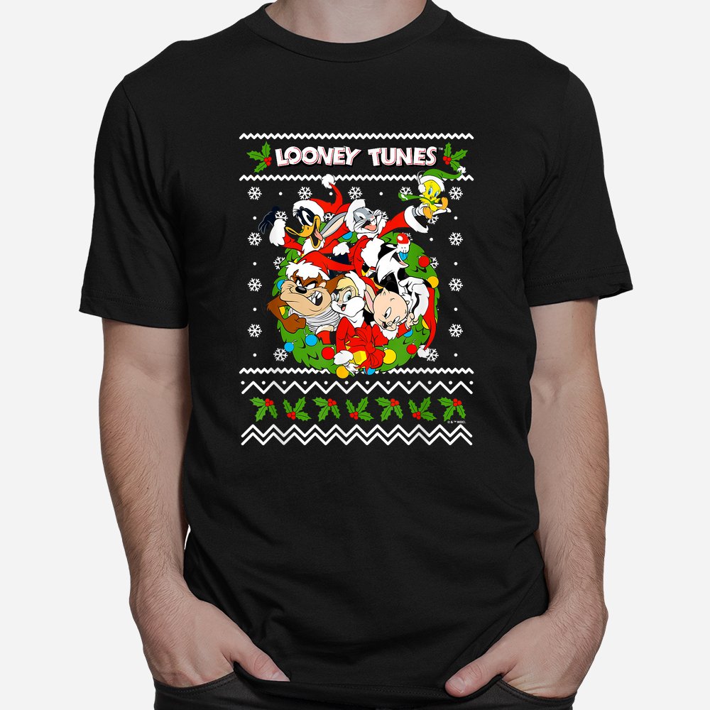 Looney Tunes Looney Christmas Ugly Christmas Shirt Looney Tunes Looney Christmas Ugly Christmas Shirt