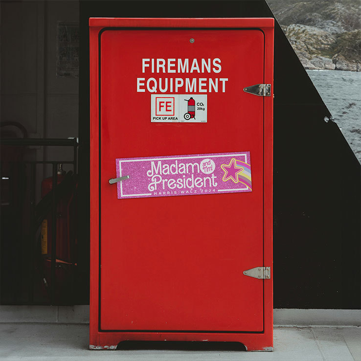 Madam President And Tim Harris Walz 2024 Car Magnet Madam President And Tim Harris Walz 2024 Car Magnet