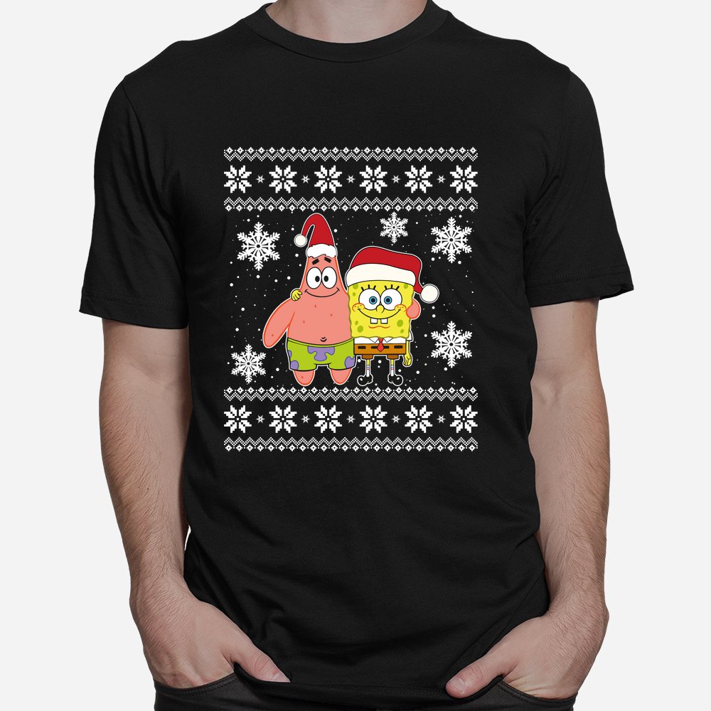 Mademark X SpongeBob SquarePants Spongebob And Patrick Best Friends Holiday Christmas Shirt Mademark X SpongeBob SquarePants Spongebob And Patrick Best Friends Holiday Christmas Shirt