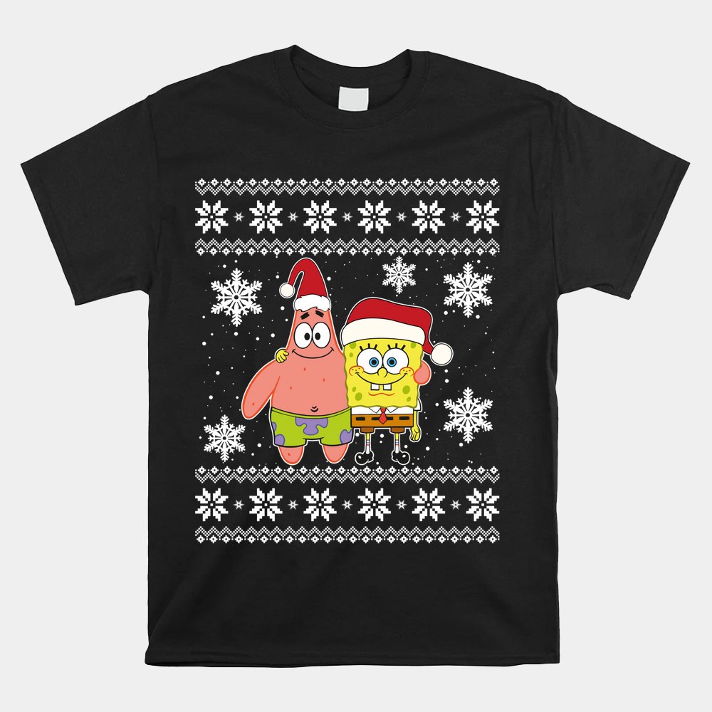 Mademark X SpongeBob SquarePants Spongebob And Patrick Best Friends Holiday Christmas Shirt Mademark X SpongeBob SquarePants Spongebob And Patrick Best Friends Holiday Christmas Shirt