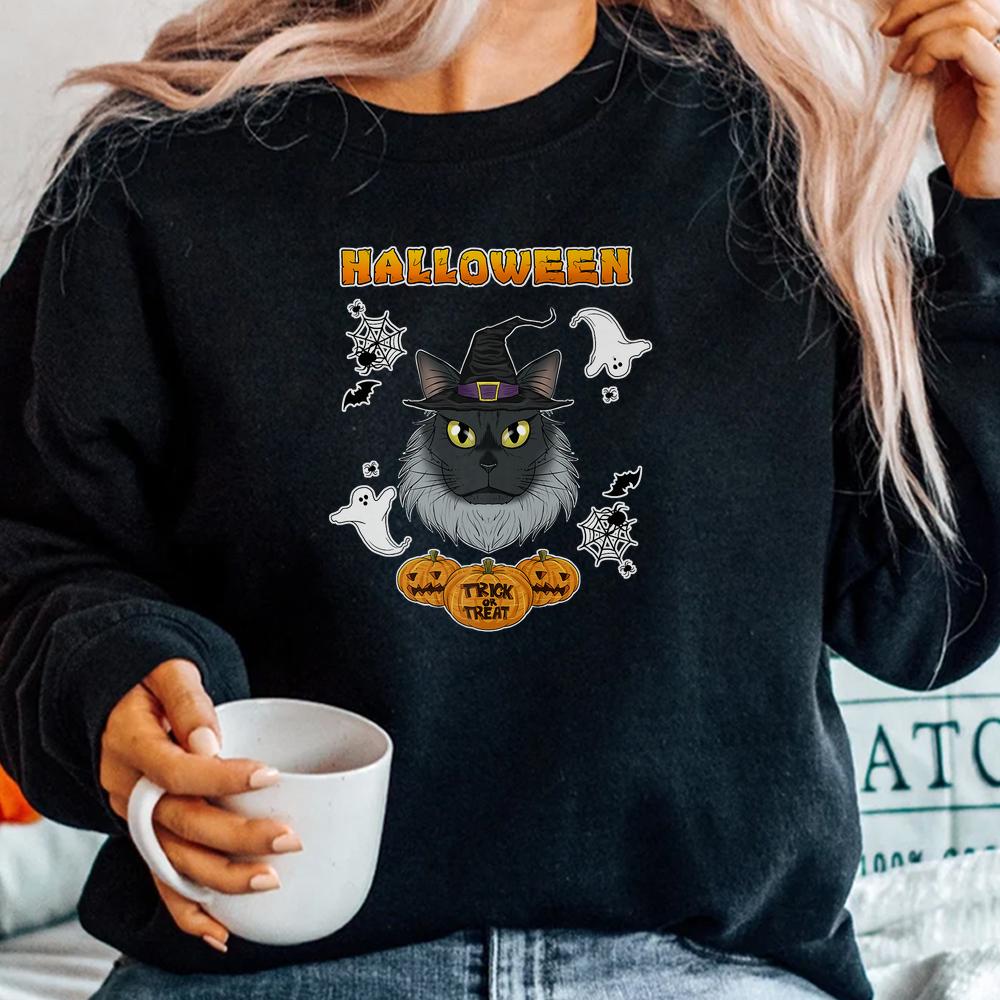 Maine Coon Cat Lover I Happy Halloween Shirt Maine Coon Cat Lover I Happy Halloween Shirt