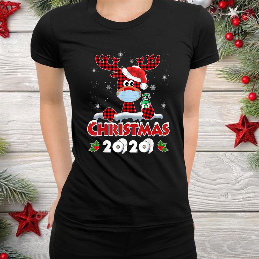 Matching Family Rudolph Reindeer Mask Christmas Shirt Matching Family Rudolph Reindeer Mask Christmas Shirt