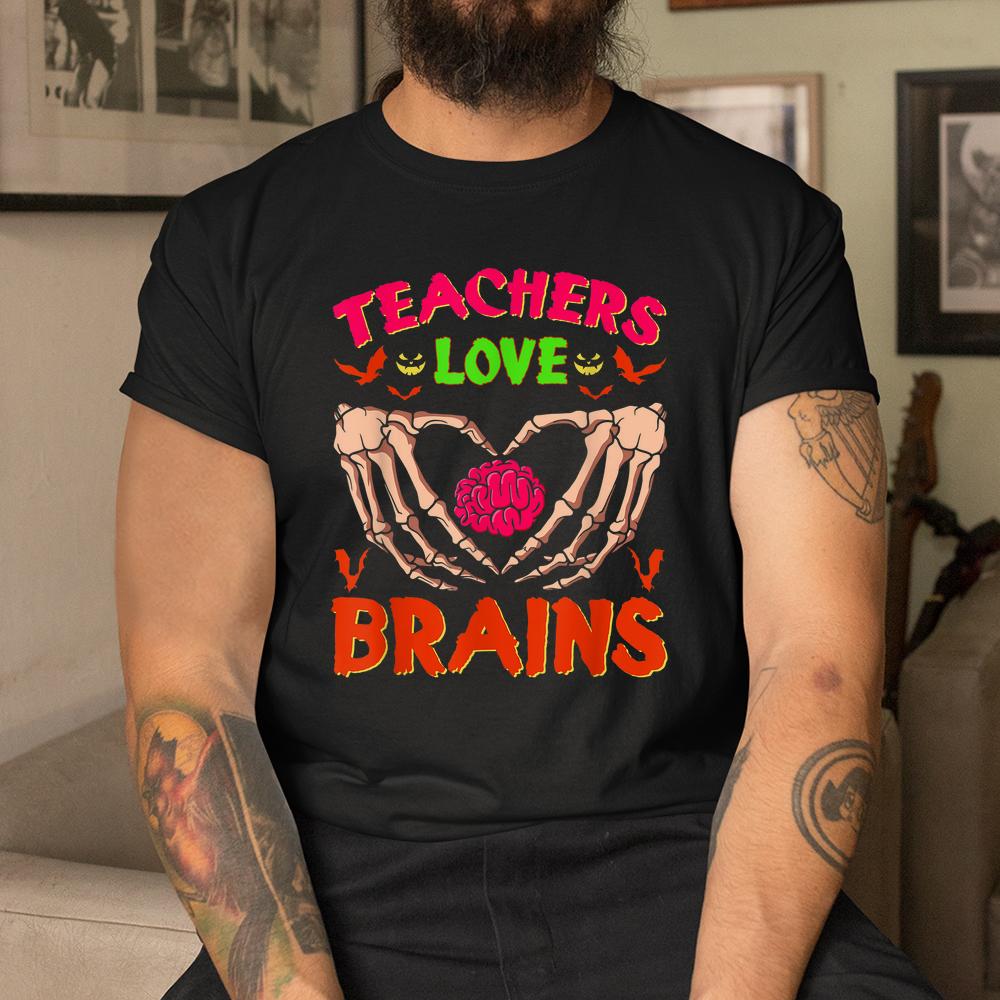 Math Science Teachers Love Brains Halloween Shirt Math Science Teachers Love Brains Halloween Shirt