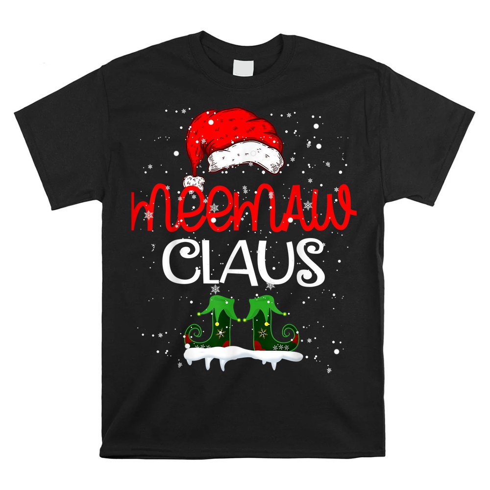Meemaw Claus Christmas Cute Santa Family Matching Pajamas Shirt Meemaw Claus Christmas Cute Santa Family Matching Pajamas Shirt