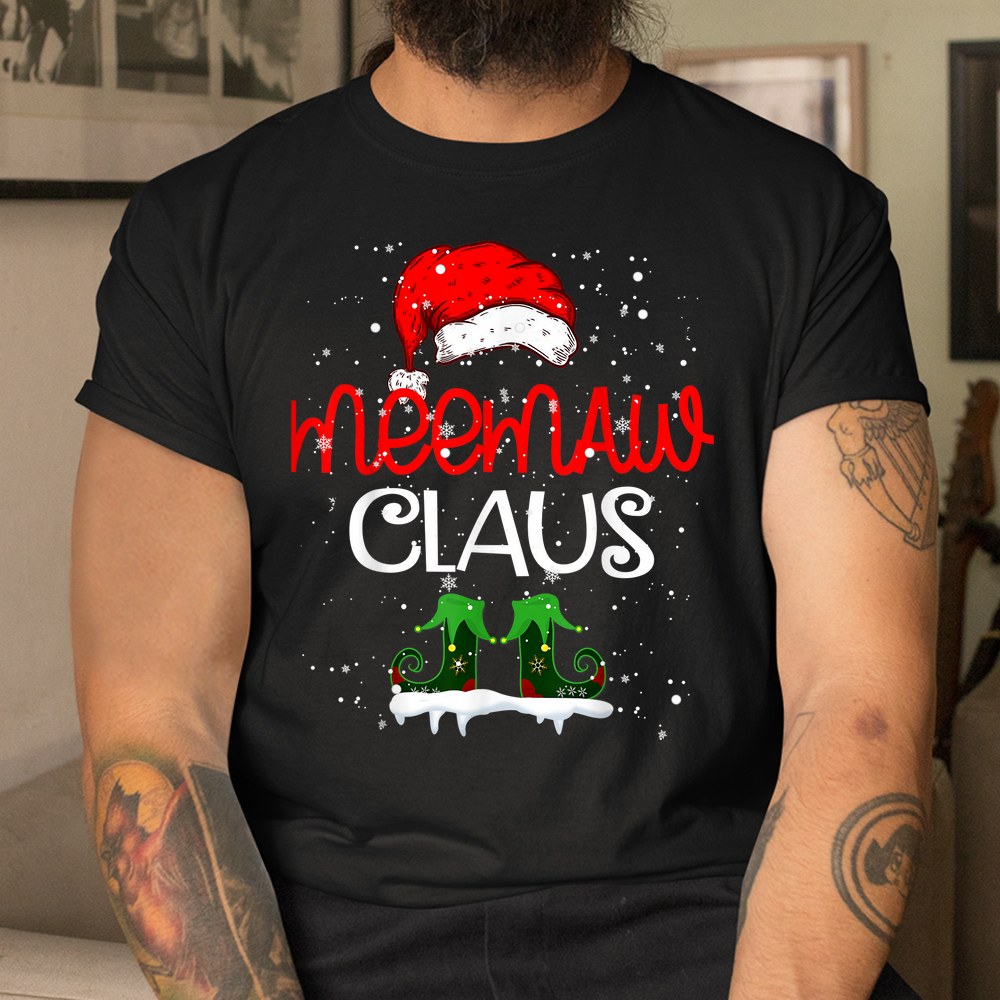 Meemaw Claus Christmas Cute Santa Family Matching Pajamas Shirt Meemaw Claus Christmas Cute Santa Family Matching Pajamas Shirt