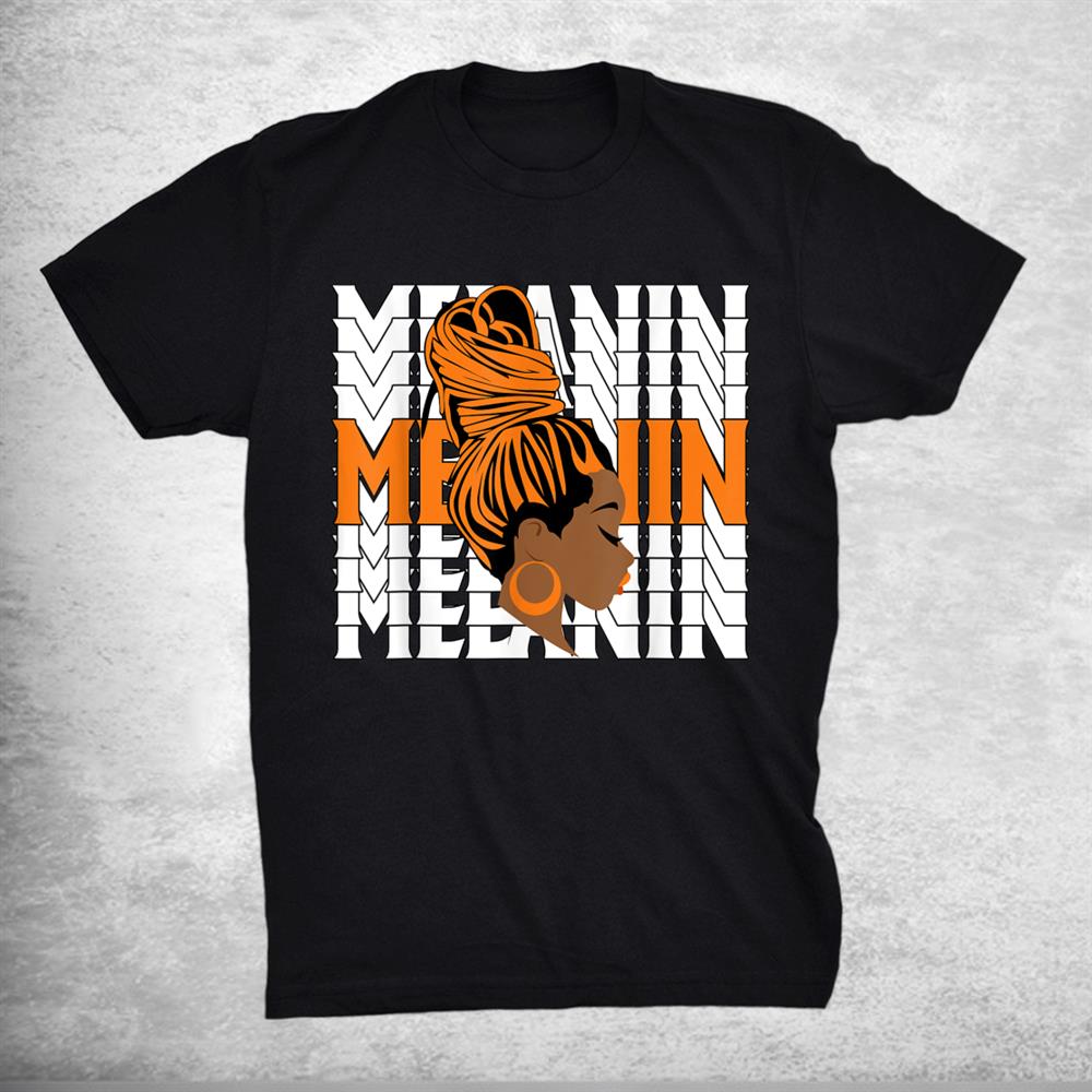 Melanin Queen Girl Match 1 High Og Electro Orange Halloween Shirt Melanin Queen Girl Match 1 High Og Electro Orange Halloween Shirt