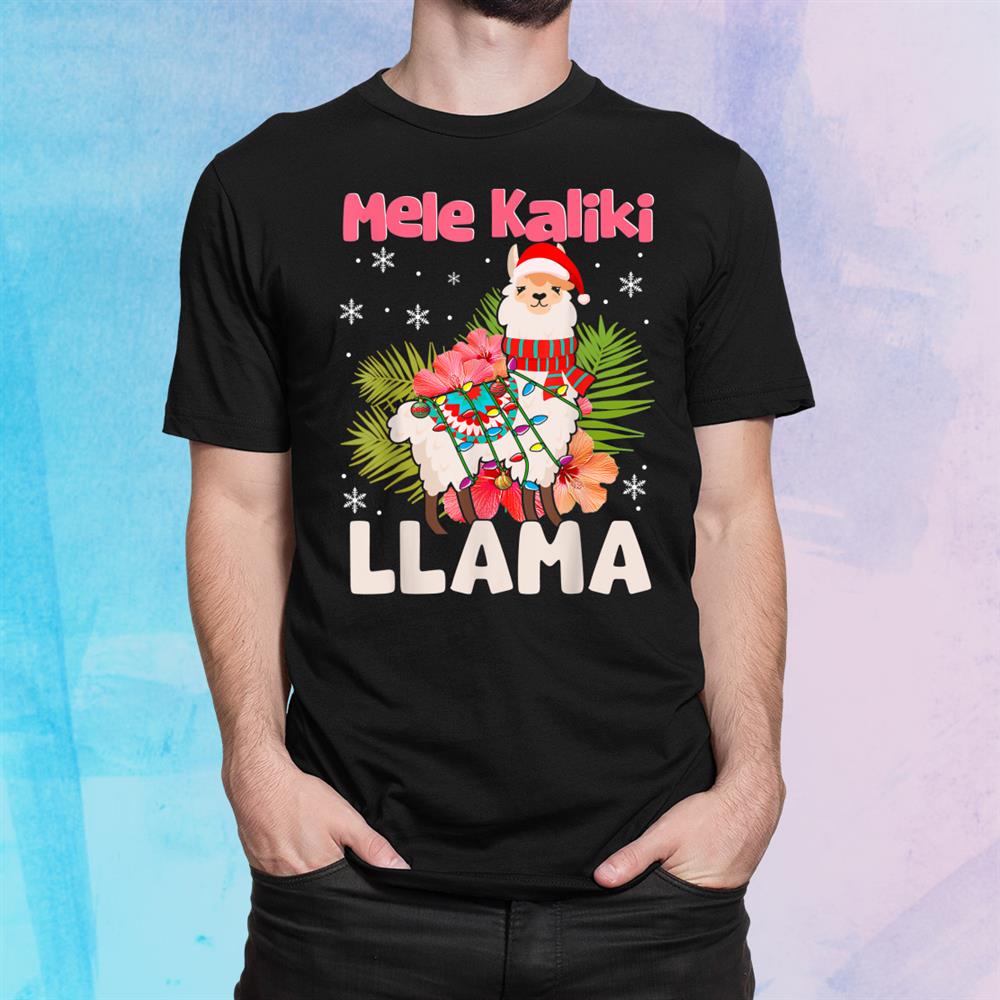 Mele Kaliki Llama Christmas Mele Kalikimaka Llama Lover Shirt Mele Kaliki Llama Christmas Mele Kalikimaka Llama Lover Shirt
