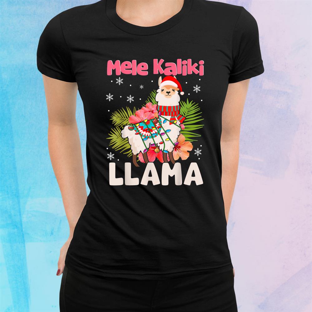 Mele Kaliki Llama Christmas Mele Kalikimaka Llama Lover Shirt Mele Kaliki Llama Christmas Mele Kalikimaka Llama Lover Shirt